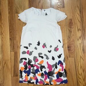 NEW Kenzie white color pop print dress M